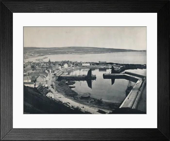 Framed Print : Stonehaven - The Harbour, 1895 Framed Print : Stonehaven - The Harbour, 1895