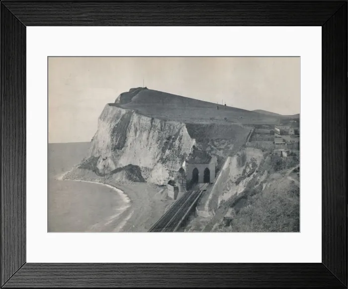 Framed Print : Dover - The Tunnel in Shakespeares Cliff, 1895 Framed Print : Dover - The Tunnel in Shakespeares Cliff, 1895