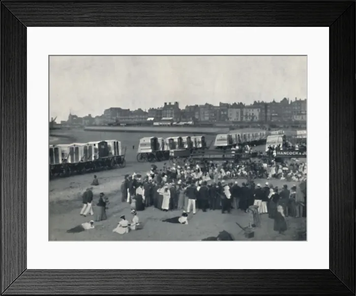 Framed Print : Margate - On the Sands, 1895 Framed Print : Margate - On the Sands, 1895