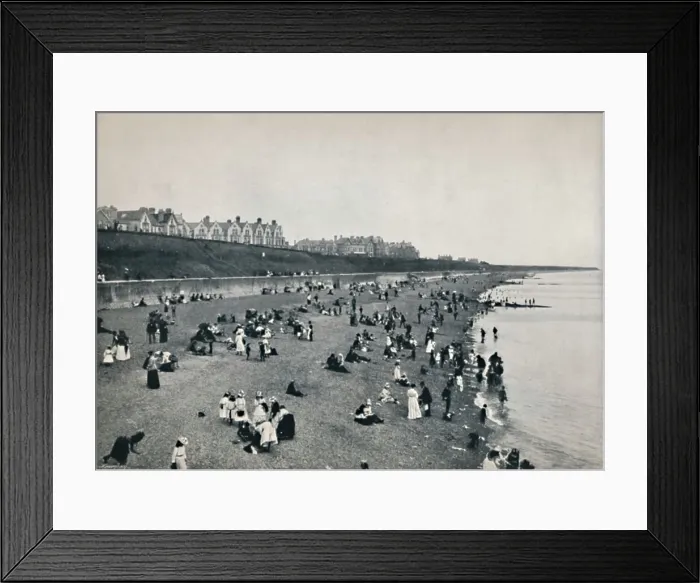 Framed Print : Clacton-On-Sea - On the Beach, 1895 Framed Print : Clacton-On-Sea - On the Beach, 1895