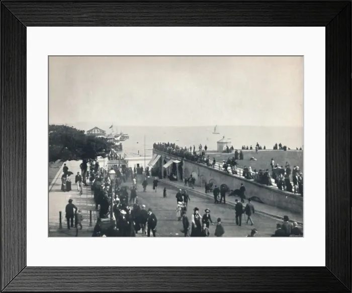Framed Print : Clacton-On-Sea - The Approach to the Pier, 1895 Framed Print : Clacton-On-Sea - The Approach to the Pier, 1895