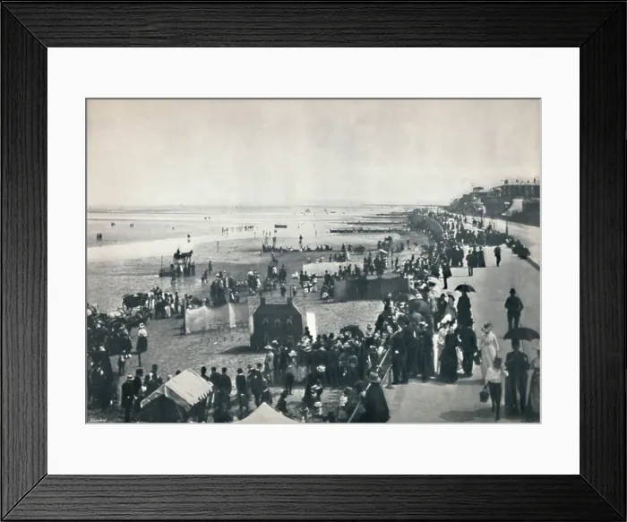 Framed Print : Cleethorpes - A View on the Sands, 1895 Framed Print : Cleethorpes - A View on the Sands, 1895