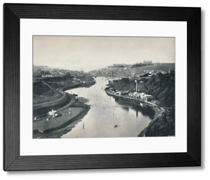 Framed Print : Whitby - General View of the Town, 1895 Framed Print : Whitby - General View of the Town, 1895