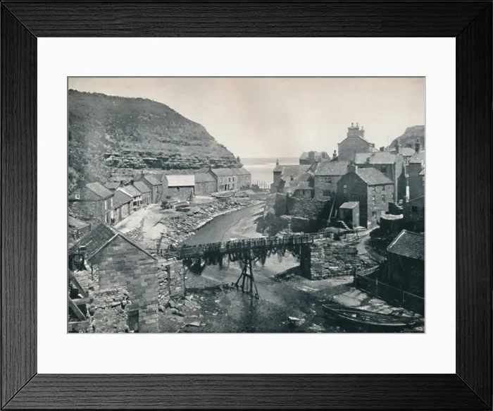 Framed Print : Staithes - Looking Towards the Sea, 1895 Framed Print : Staithes - Looking Towards the Sea, 1895