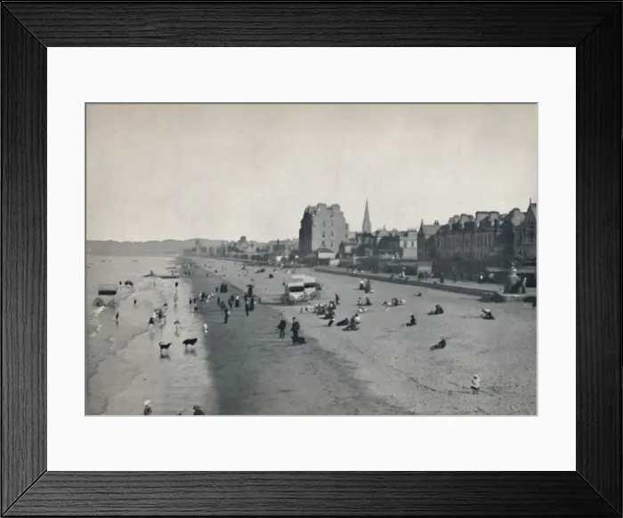 Framed Print : Portobello - The Beach, 1895 Framed Print : Portobello - The Beach, 1895