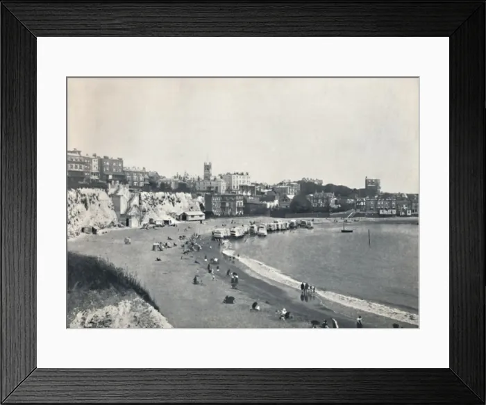 Framed Print : Broadstairs - General View from the Cliffs, 1895 Framed Print : Broadstairs - General View from the Cliffs, 1895
