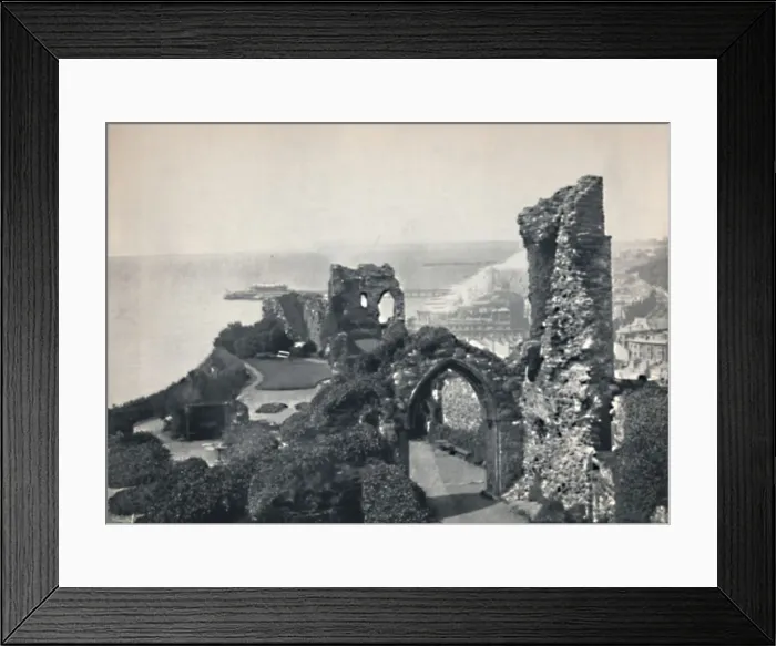 Framed Print : Hastings - The Castle, 1895