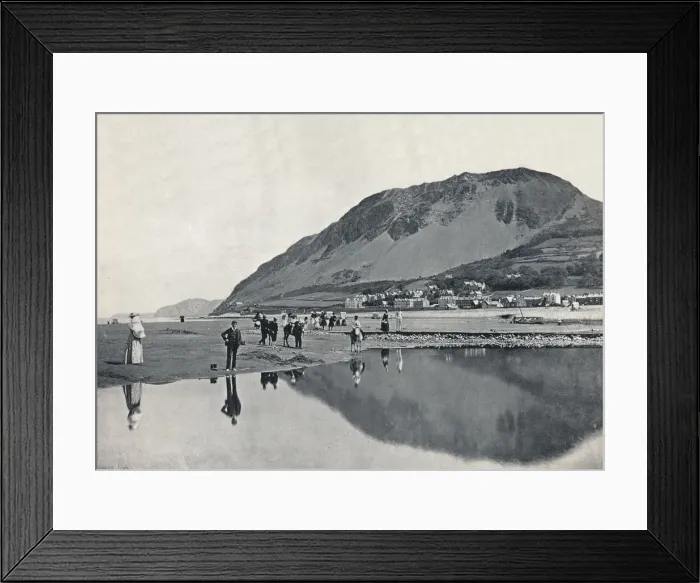 Framed Print : Llanfairechan - The Village and Penmaenmawr Mountain, 1895 Framed Print : Llanfairechan - The Village and Penmaenmawr Mountain, 1895
