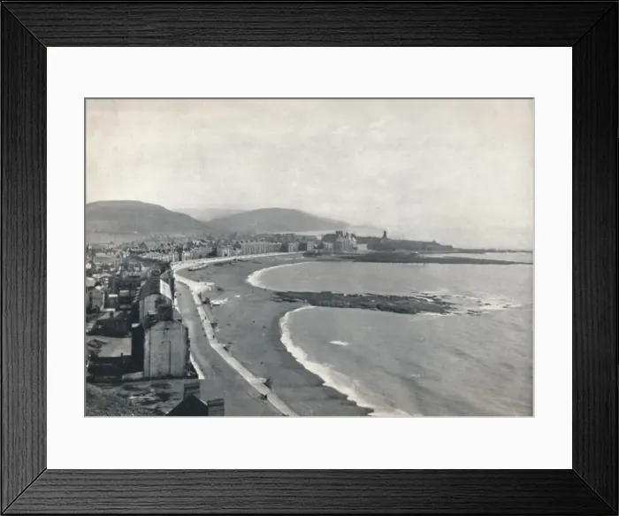 Framed Print : Aberystwith - View of the Bay, Showing the Castle and the University College, 1895 Framed Print : Aberystwith - View of the Bay, Showing the Castle and the University College, 1895