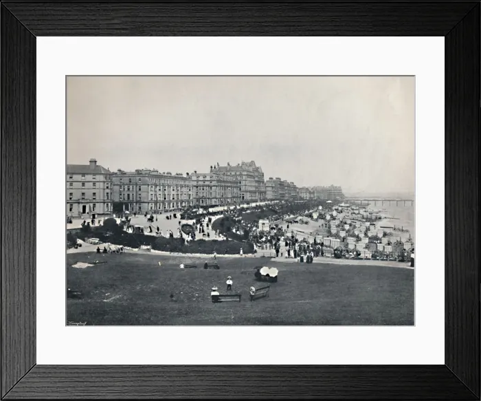 Framed Print : Eastbourne - General View from the Wish Tower, 1895 Framed Print : Eastbourne - General View from the Wish Tower, 1895
