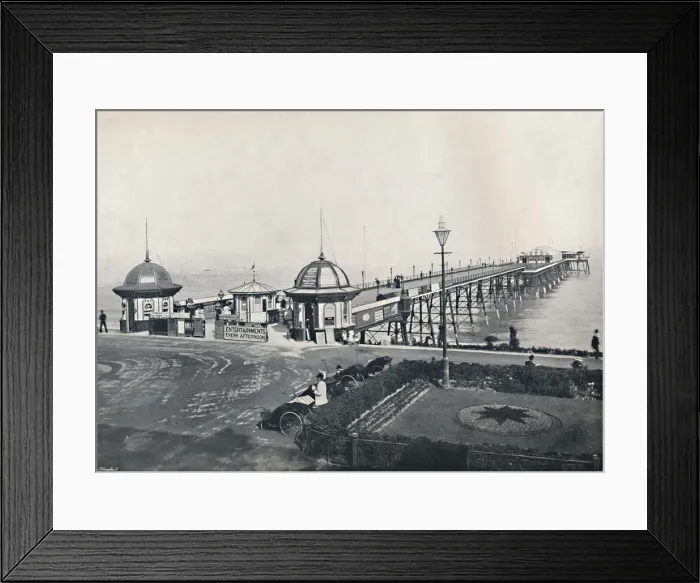 Framed Print : Eastbourne - The Pier, 1895 Framed Print : Eastbourne - The Pier, 1895
