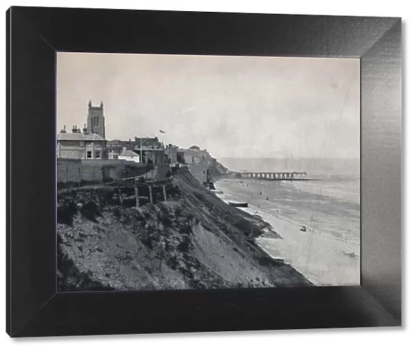 Cromer - Showing the Church on the Cliffs, 1895