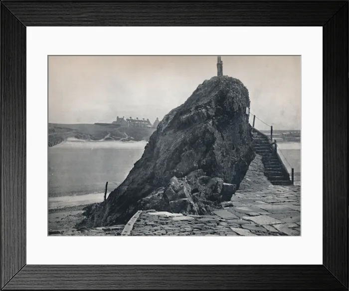 Framed Print : Bude - The Chapel Rock, 1895 Framed Print : Bude - The Chapel Rock, 1895