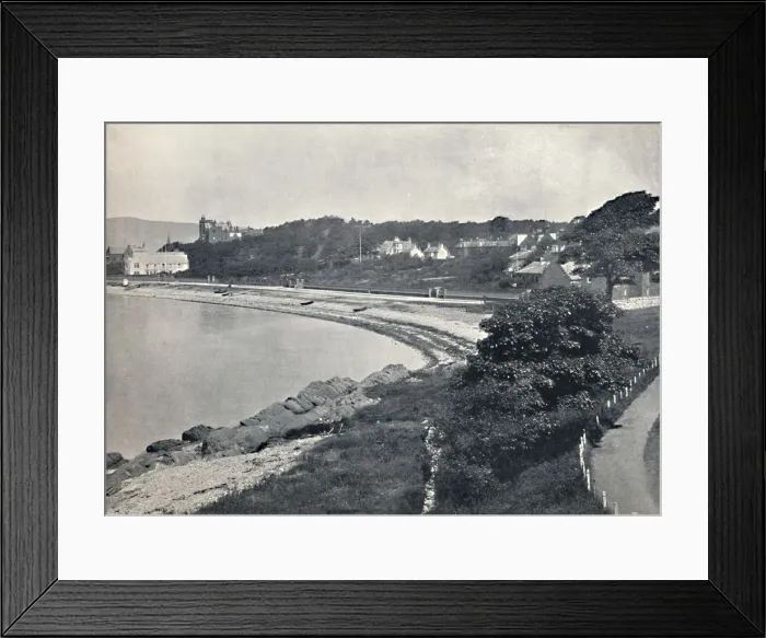 Framed Print : Wemyss Bay - From the Railway, 1895 Framed Print : Wemyss Bay - From the Railway, 1895
