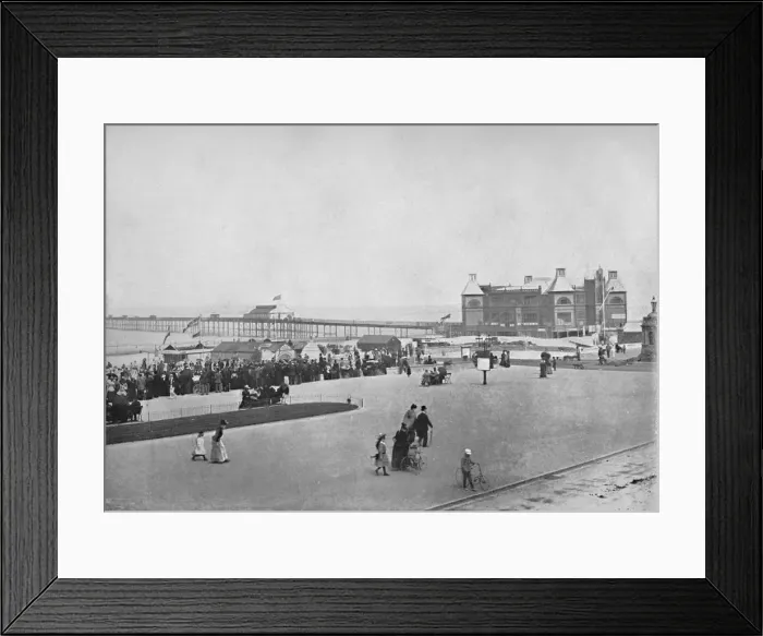 Framed Print : Rhyl - The Esplanade, 1895 Framed Print : Rhyl - The Esplanade, 1895