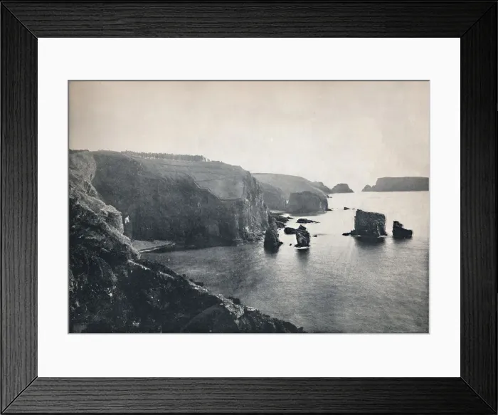Framed Print : Sark - Les Autelets Rocks, 1895 Framed Print : Sark - Les Autelets Rocks, 1895