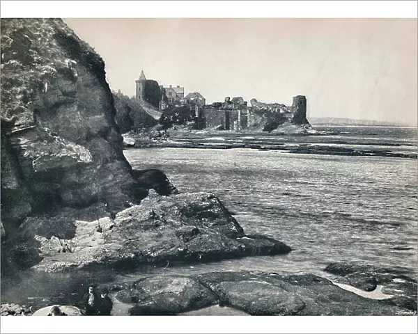 St. Andrews - The Castle, Seen from the South-East, 1895