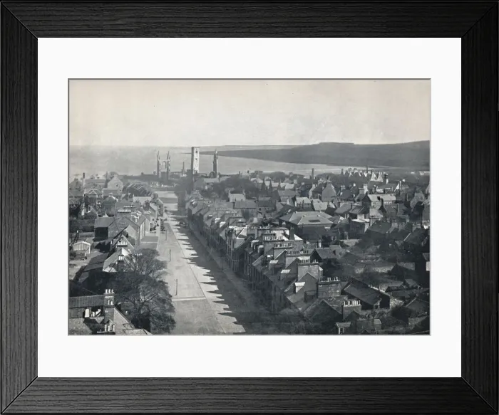 Framed Print : St. Andrews - View of the Town from College Church Tower, 1895 Framed Print : St. Andrews - View of the Town from College Church Tower, 1895