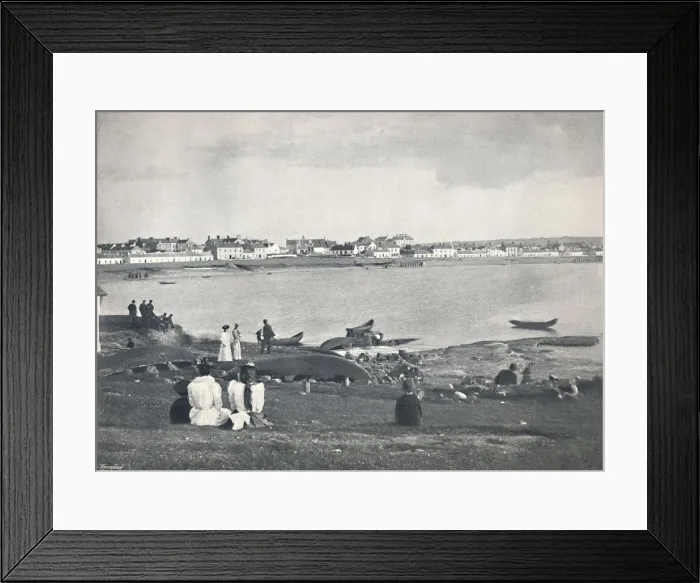 Framed Print : Kilkee - Looking Across The Bay, 1895 Framed Print : Kilkee - Looking Across The Bay, 1895