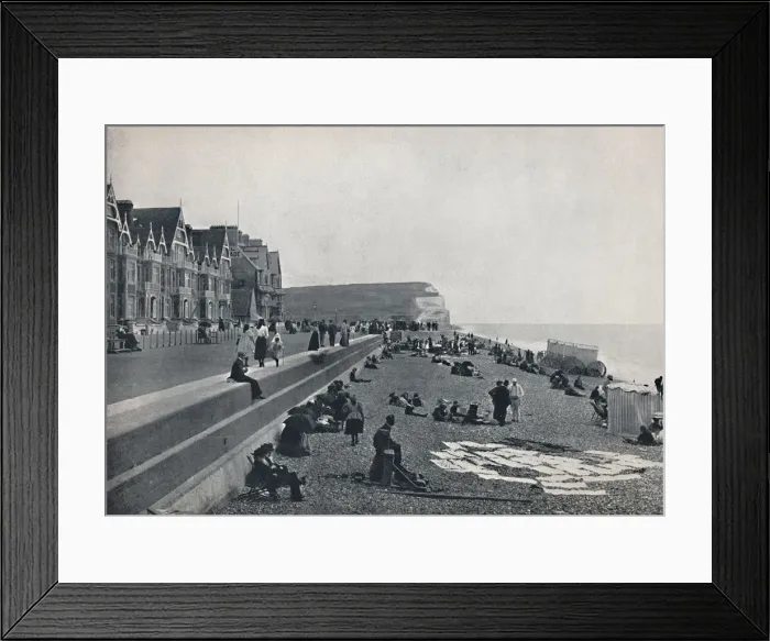 Framed Print : Seaford - The Parade, 1895 Framed Print : Seaford - The Parade, 1895
