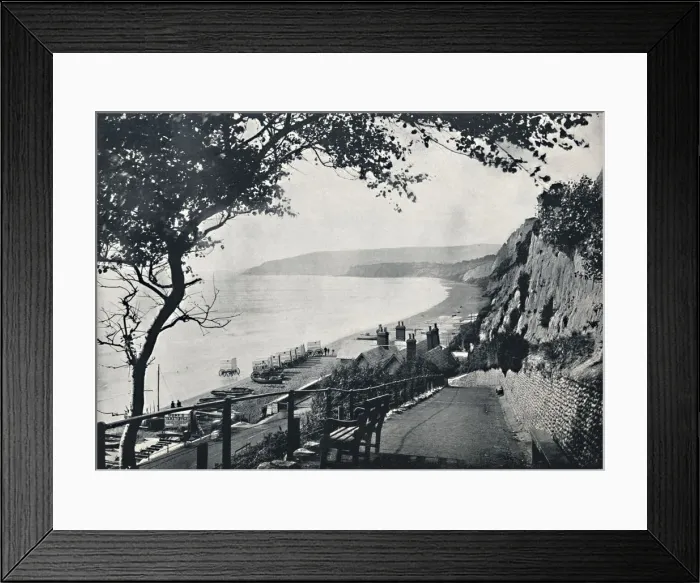 Framed Print : Sandown - The Bathing Beach, 1895 Framed Print : Sandown - The Bathing Beach, 1895