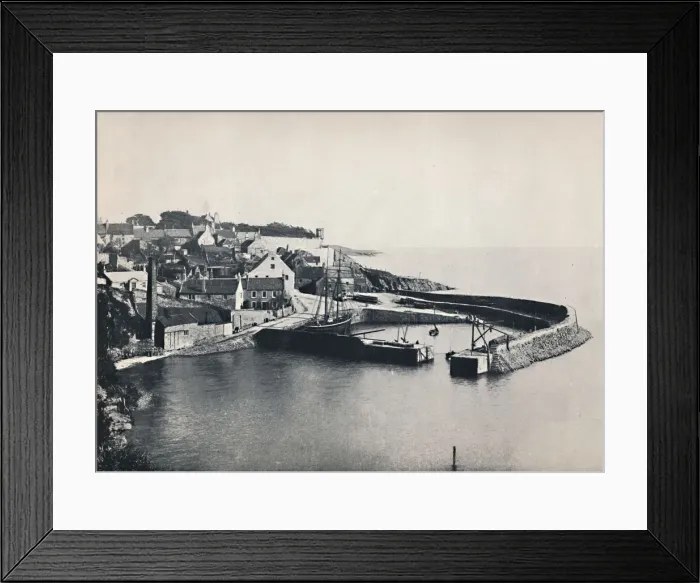 Framed Print : Crail - The Village and the Harbour, 1895 Framed Print : Crail - The Village and the Harbour, 1895