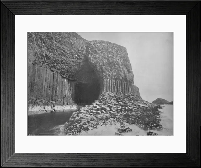 Framed Print : Staffa - Fingals Cave, 1895 Framed Print : Staffa - Fingals Cave, 1895