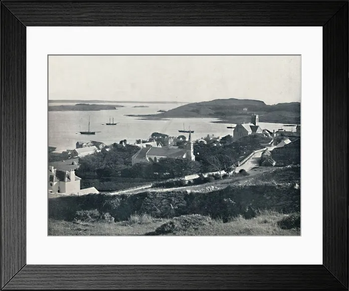 Framed Print : Killybegs - Looking Over the Village and the Bay, 1895 Framed Print : Killybegs - Looking Over the Village and the Bay, 1895