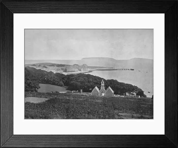 Framed Print : Beaumaris - Looking Towards The Landing-Stage, 1895 Framed Print : Beaumaris - Looking Towards The Landing-Stage, 1895