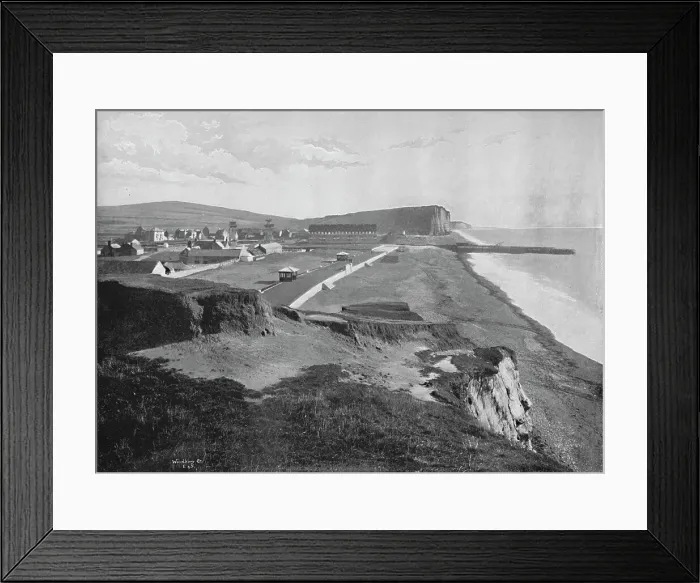 Framed Print : Bridport - The West Bay, 1895 Framed Print : Bridport - The West Bay, 1895