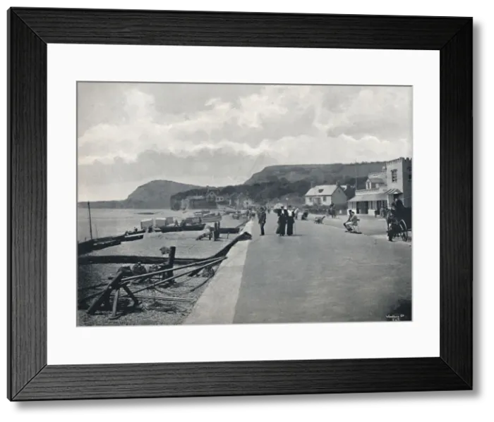 Framed Print : Sidmouth - The Promenade and Beach, 1895 Framed Print : Sidmouth - The Promenade and Beach, 1895