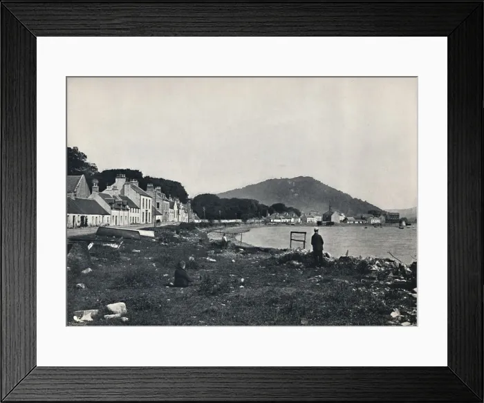 Framed Print : Inveraray - The Town and the Hill of Duniquoich, 1895 Framed Print : Inveraray - The Town and the Hill of Duniquoich, 1895