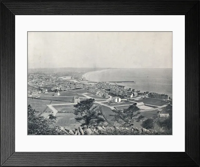 Framed Print : Ramsey - From the Albert Tower, 1895 Framed Print : Ramsey - From the Albert Tower, 1895