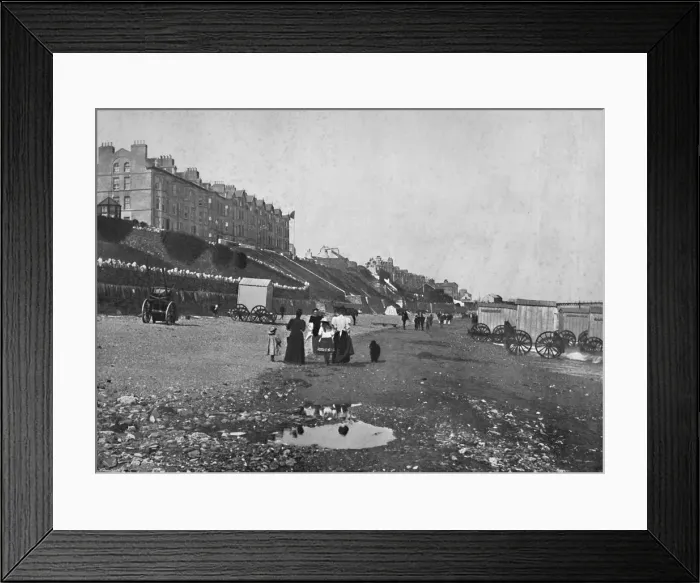 Framed Print : Ramsey - The Beach, 1895 Framed Print : Ramsey - The Beach, 1895