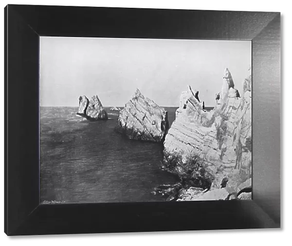 The Needles - General View, Showing the Lighthouse, 1895