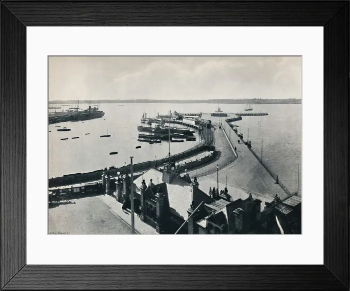 Framed Print : Southampton - The Pier, 1895 Framed Print : Southampton - The Pier, 1895