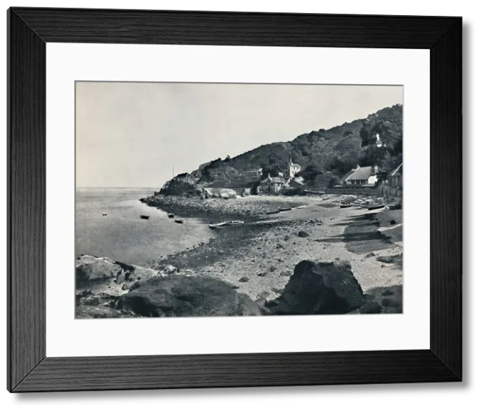 Framed Print : Torquay - The Beach, Babbicombe, 1895