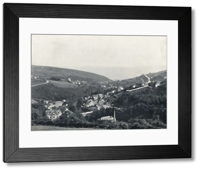 Framed Print : Laxey - General View, 1895 Framed Print : Laxey - General View, 1895