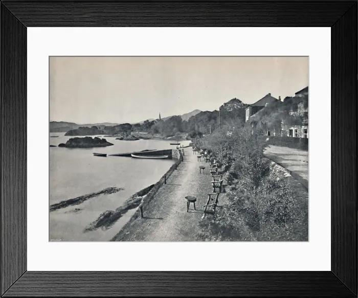 Framed Print : Glengarriff - The Esplanade, 1895 Framed Print : Glengarriff - The Esplanade, 1895