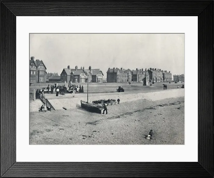 Framed Print : St. Anne s-On-Sea - The South Promenade, 1895 Framed Print : St. Anne s-On-Sea - The South Promenade, 1895