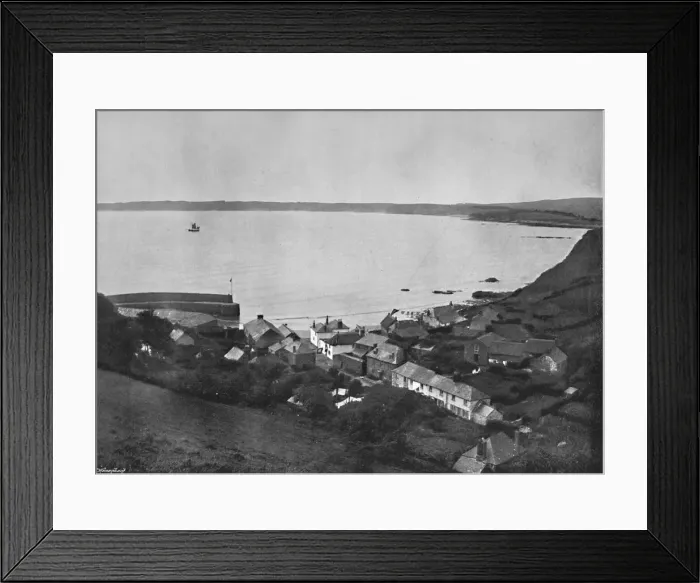 Framed Print : Polkerris - A Remote Cornish Village, 1895 Framed Print : Polkerris - A Remote Cornish Village, 1895