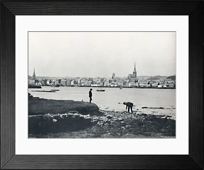 Framed Print : Wexford - From the Opposite Shore, 1895 Framed Print : Wexford - From the Opposite Shore, 1895