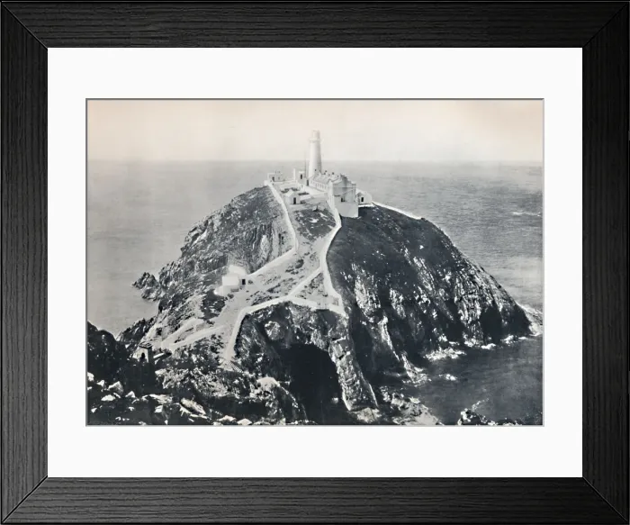Framed Print : Holyhead - The South Stack, Lighthouse, 1895 Framed Print : Holyhead - The South Stack, Lighthouse, 1895