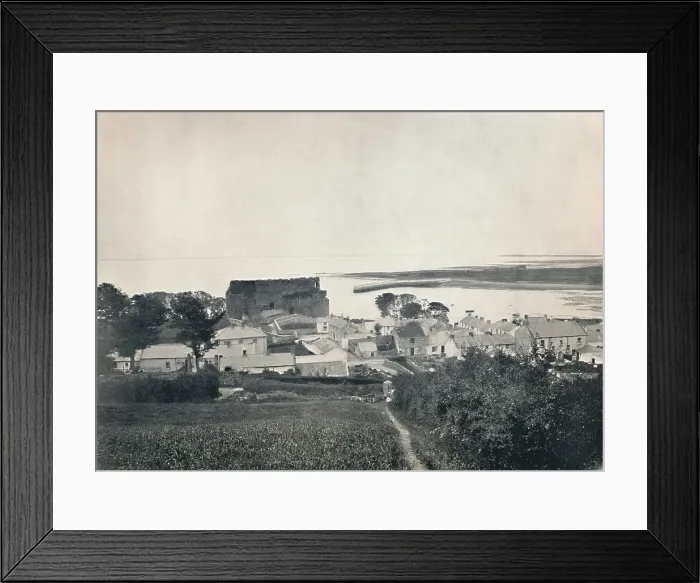 Framed Print : Carlingford - Showing the Ruins of Carlingford Castle, 1895 Framed Print : Carlingford - Showing the Ruins of Carlingford Castle, 1895