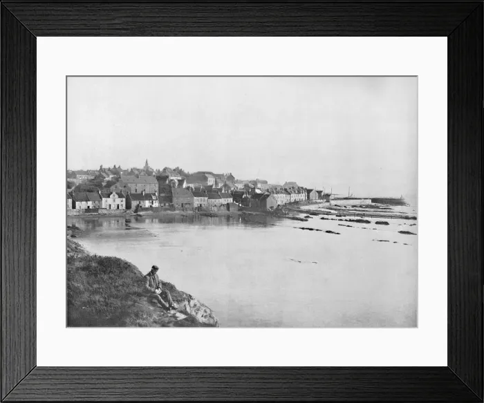 Framed Print : Pittenweem - From the West, 1895 Framed Print : Pittenweem - From the West, 1895