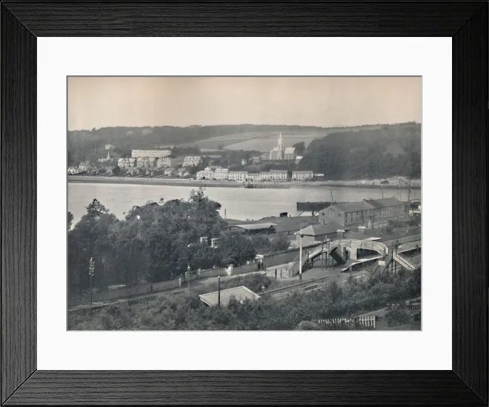 Framed Print : Monkstown - From Monkstown Pier Station, 1895 Framed Print : Monkstown - From Monkstown Pier Station, 1895