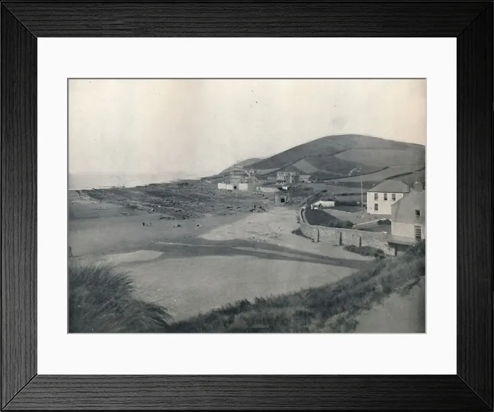 Framed Print : Barnstaple - Croyde Bay, 1895 Framed Print : Barnstaple - Croyde Bay, 1895