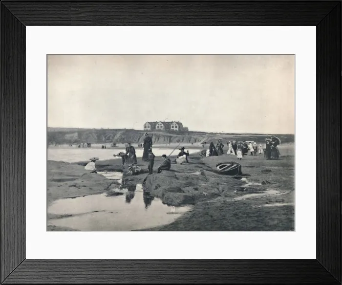 Framed Print : Bundoran - The East Strand, with the Great Northern Hotel, 1895 Framed Print : Bundoran - The East Strand, with the Great Northern Hotel, 1895