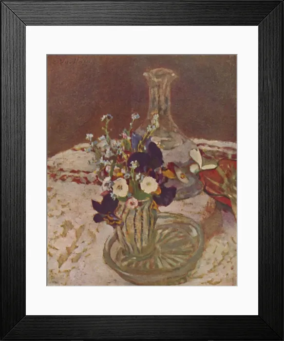 Framed Print : Bouquet of Pansies, Forget-me-nots, and Daisies (About 1900), c1900, (1946). Artist: Edouard Vuillard Framed Print : Bouquet of Pansies, Forget-me-nots, and Daisies (About 1900), c1900, (1946). Artist: Edouard Vuillard
