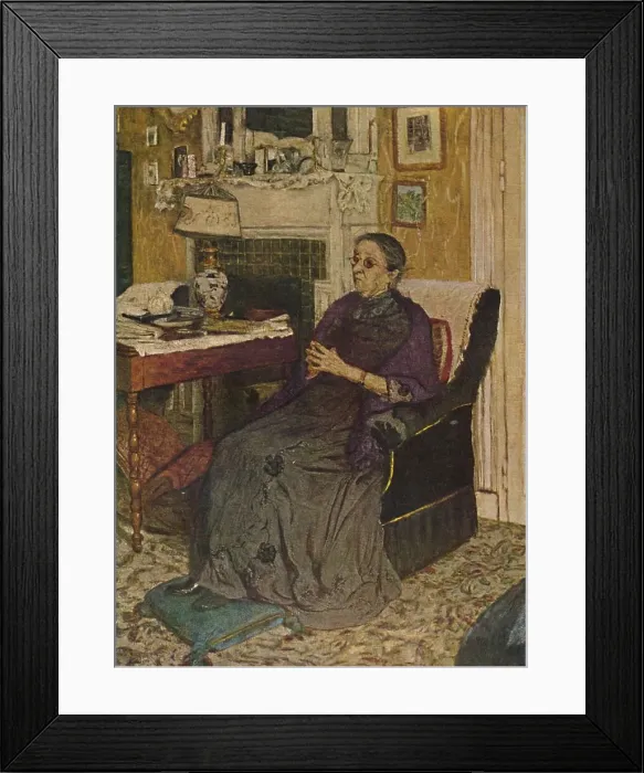 Framed Print : Mme Kapferer (1919), 1919, (1946). Artist: Edouard Vuillard Framed Print : Mme Kapferer (1919), 1919, (1946). Artist: Edouard Vuillard